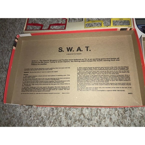 Milton Bradley Swat  S.W.A.T. Board Game by Vintage 1976 - Picture 10 of 12
